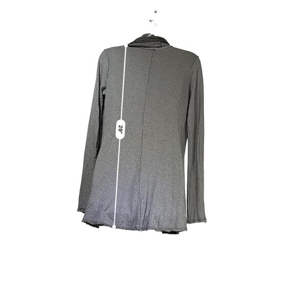 Freeloader USA Gray Super Soft Open Front Modal Cardigan Size S - Picture 3 of 5